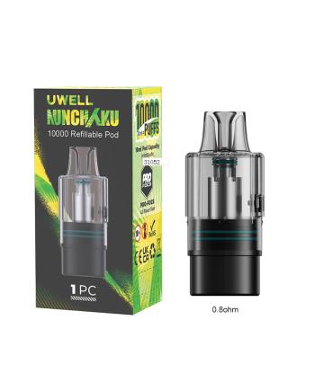 Uwell Nunchaku 10000 Refillable Pod Cartridge 10ml Uwell Nunchaku 10000 Refillable Pod Cartridge 10ml