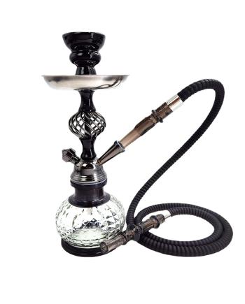 32cm Lightweight Arabic Hookah Metal Shisha Pipe with Single Hose 32cm Lightweight Arabic Hookah Metal Shisha Pipe with Single Hose