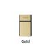 Aluminum Fine Cigarette Case Gold