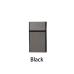 Aluminum Fine Cigarette Case Black