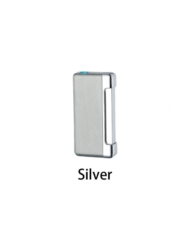 Blue Flame Windproof Lighter Silver