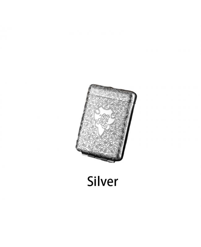 Cigarette Case Of Metal Silver