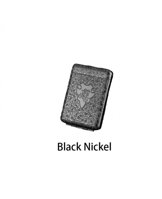 Cigarette Case Of Metal Black Nickel