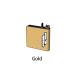 Double Arc Cigarette Case Gold