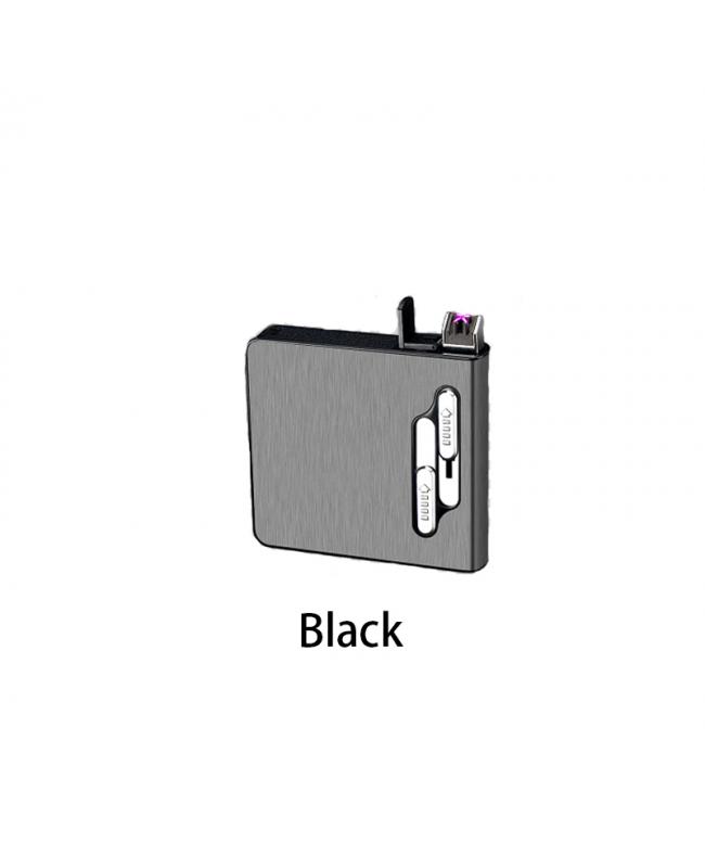 Double Arc Cigarette Case Black