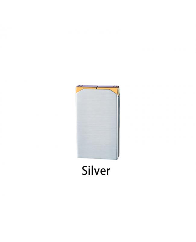Double Flame Lighter Silver