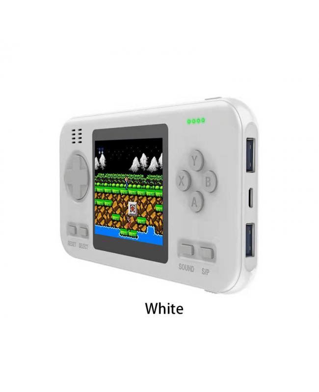 E-Cigarette 8000mAh Power Bank Game Console 2 in 1 Handheld Games Console White