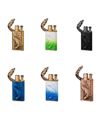 Embossed Double Flame Lighter