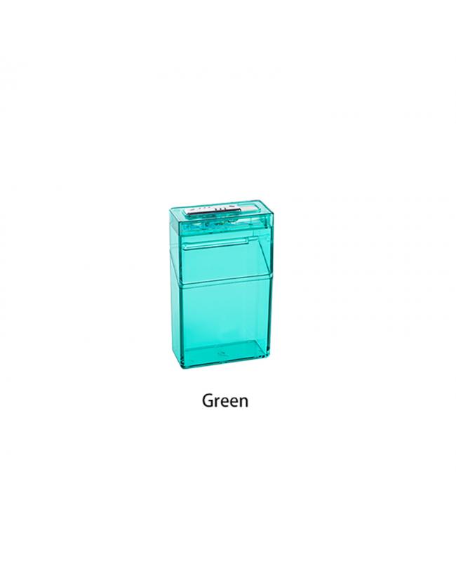 LED Transparent Cigarette Case Green