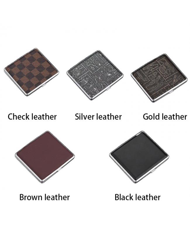 Leather Flip Cigarette Case