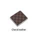 Leather Flip Cigarette Case Check Leather