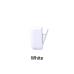 Leather Push-pull Cigarette Case White