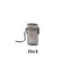 Outdoor Large Capacity Cigarette Case Black