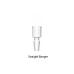Ispire The Wand Borosilicate Glass Banger Straight Banger