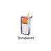 Thin Cigarette Case Transparent