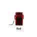 Transparent Cigarette Case Red