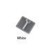 Transparent Frosted Cigarette Case White