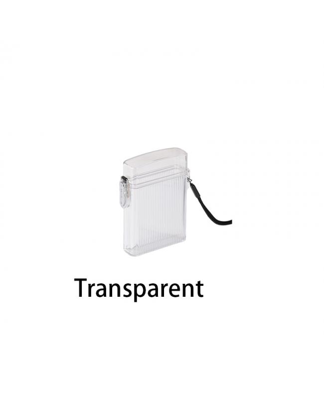 Waterproof Transparent Cigarette Case Transparent