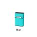 Wire Drawing Cigarette Case Blue