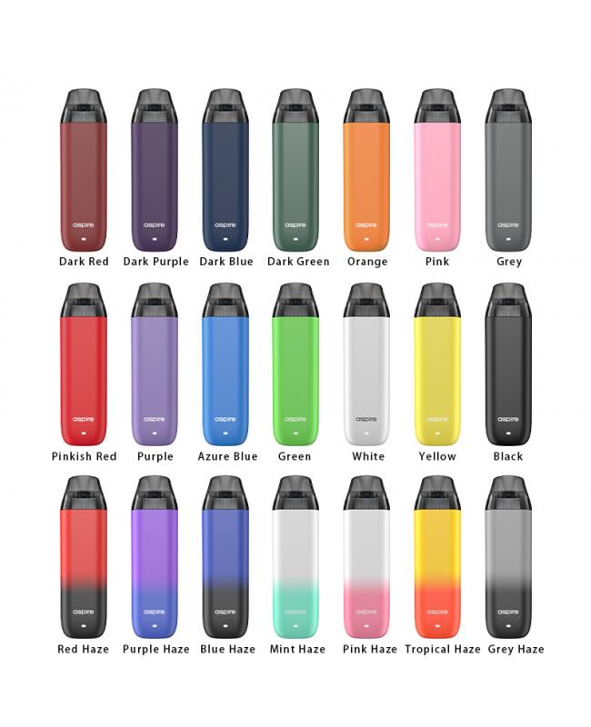 Aspire Minican 3 Pod Kit Colors