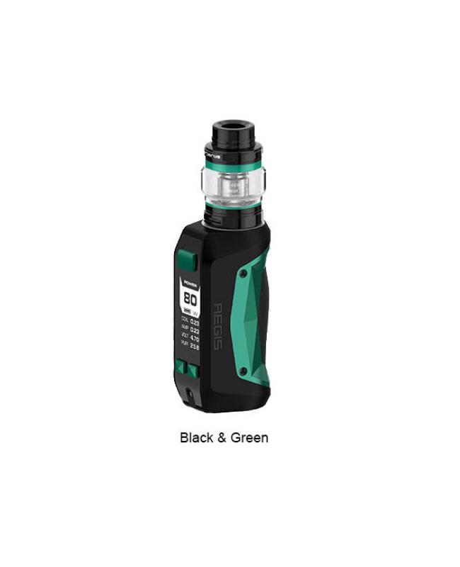 aegis mini 80w starter kit black green