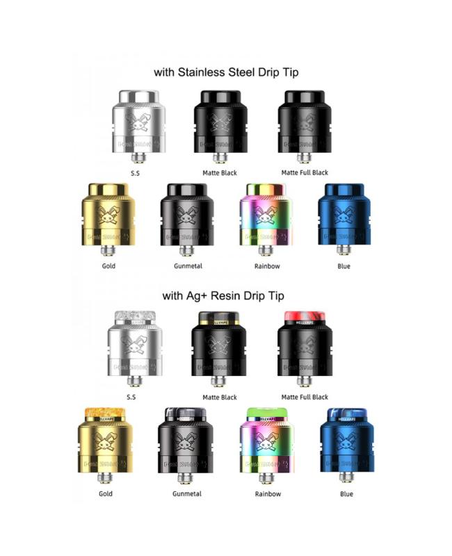 Hellvape Dead Rabbit 4 RDA Tank 24mm by Brands atomizer tank for coils & atomizers - gallery image 2