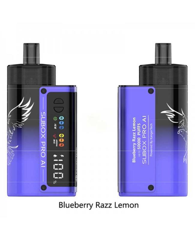 Kanger Subox Pro AI Disposable Kit 50K Blueberry Razz Lemon
