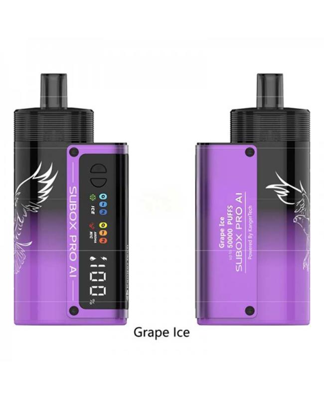 Kanger Subox Pro AI Disposable Kit 50K Grape Ice