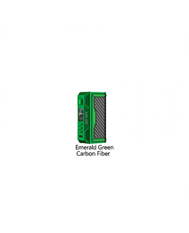 Lost Vape Thelema Quest Vape Mod 200W Emerald Green Carbon Fiber