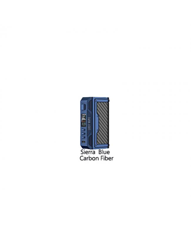Lost Vape Thelema Quest Vape Mod 200W Sierra Blue Carbon Fiber