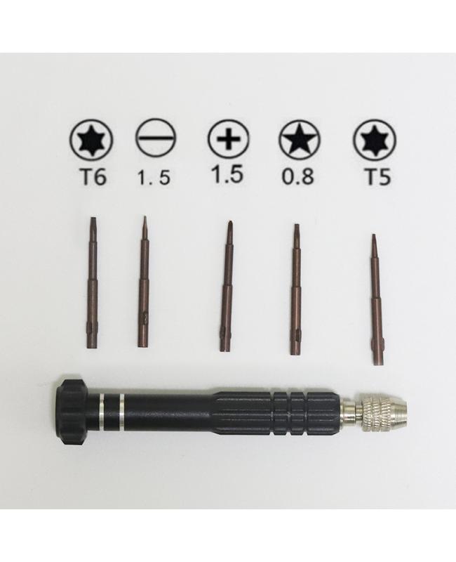 TFV12 Prince Series Set-Glass Tubes/ Drip Tips/ O-Rings/ Bubble Glass Protective Silicone Case/ 5 in 1 Screwdriver by Brands drip tip