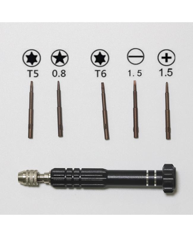 TFV16 Series Set-Glass Tubes/ Drip Tips/ O-Rings/ Bubble Glass Protective Silicone Case/ 5 in 1 Screwdriver by Brands drip tip