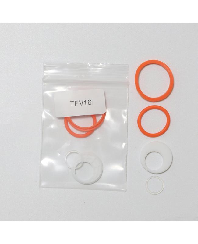 TFV16 Series Set-Glass Tubes/ Drip Tips/ O-Rings/ Bubble Glass Protective Silicone Case/ 5 in 1 Screwdriver by Brands drip tip