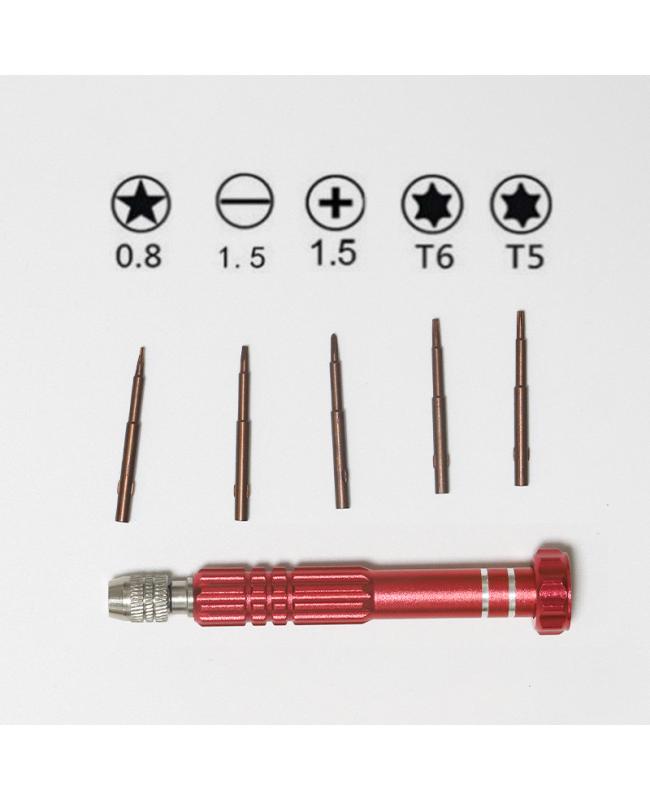 TFV18 Series Set-Glass Tubes/ Drip Tips/ O-Rings/ Bubble Glass Protective Silicone Case/ 5 in 1 Screwdriver by Brands drip tip