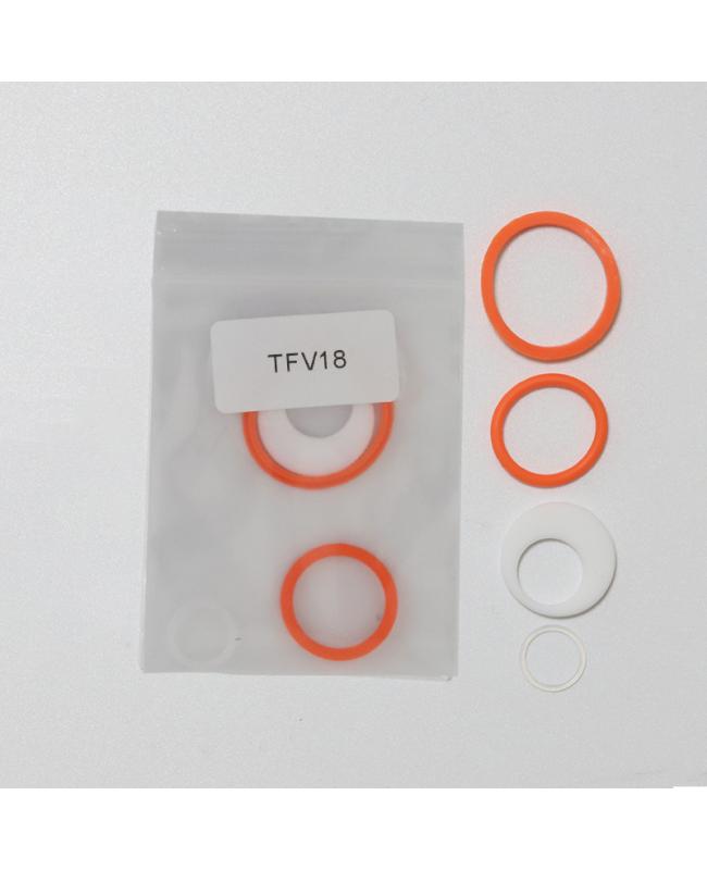 TFV18 Series Set-Glass Tubes/ Drip Tips/ O-Rings/ Bubble Glass Protective Silicone Case/ 5 in 1 Screwdriver by Brands drip tip