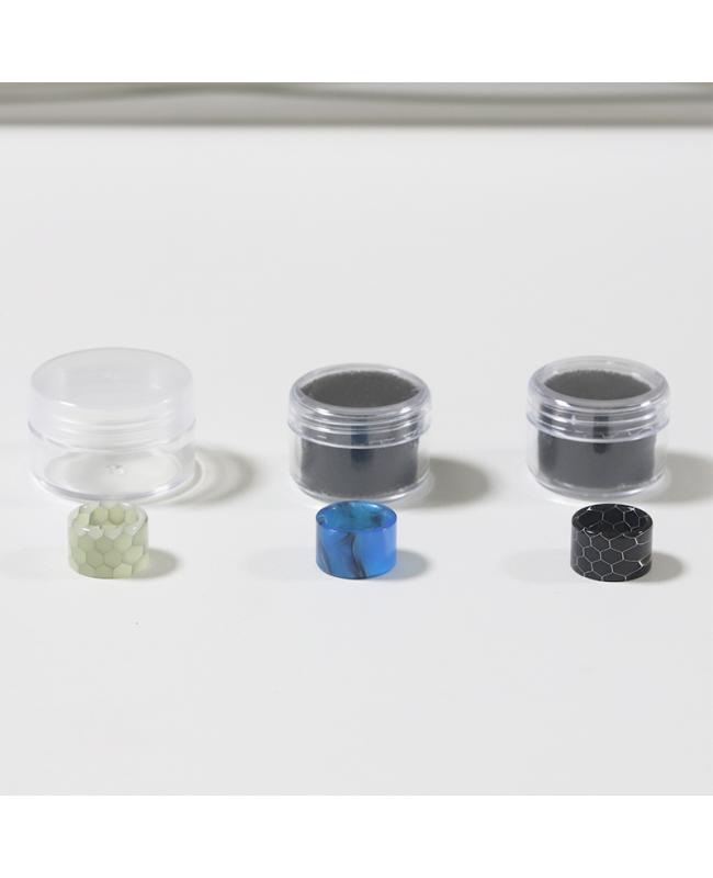 TFV18 Series Set-Glass Tubes/ Drip Tips/ O-Rings/ Bubble Glass Protective Silicone Case/ 5 in 1 Screwdriver by Brands drip tip
