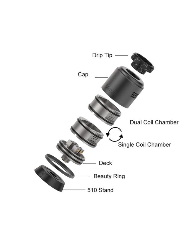 ThunderCloud x Vaping Bogan Bonza Pro RDA Atomizer 25mm by Brands atomizer tank for coils & atomizers - gallery image 3
