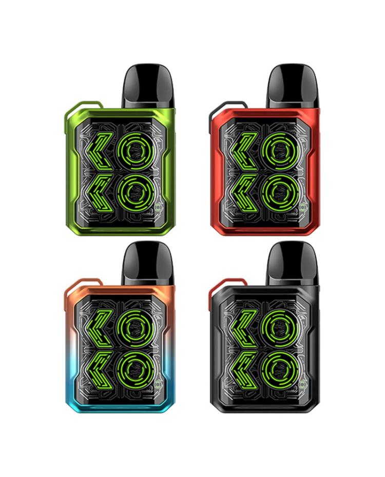 uwell caliburn gk2 Pod System Kit 690mAh charger widebody Flum Float 3000 Red Colour:Stainless Steel