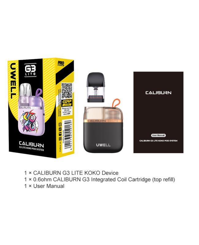 Uwell Caliburn G3 Lite KOKO Pod System Kit 1200mAh by Brands pod system for pod systems - gallery image 5