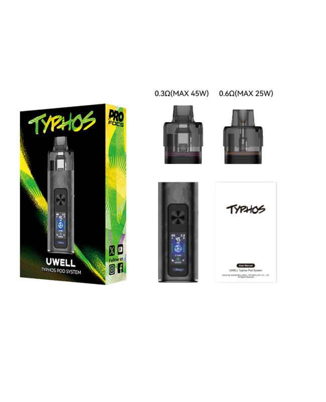 Uwell Typhos 45W Pod System Kit 2000mAh 6ml by Brands pod system for pod systems - gallery image 4