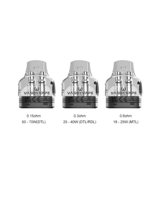 Vandy Vape Gemini Replacement Pod Cartridge 5.5ml 2Pcs/Pack by Brands pod system for pod systems - gallery image 2