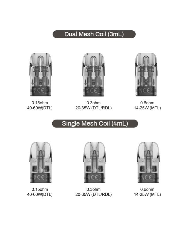 Vandy Vape Rilo Pod Cartridge for Rilo GO,Rilo SO Kit 3ml/4ml 2Pcs/Pack by Brands pod system for pod systems - gallery image 2