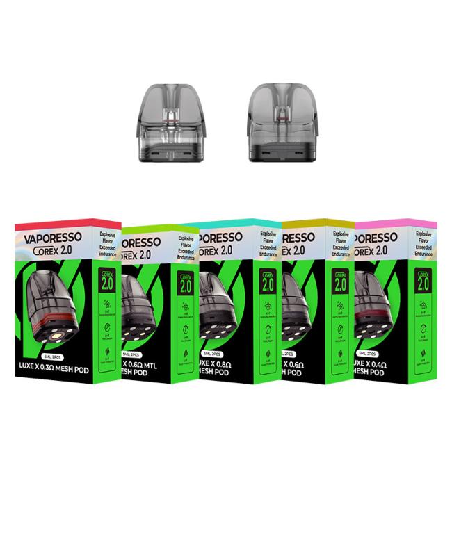 Vaporesso LUXE X/LUXE XR/LUXE XR Max/LUXE X PRO/LUXE X2 Pod Cartridge 5ml 2PCS/Pack by Brands pod system - related product image