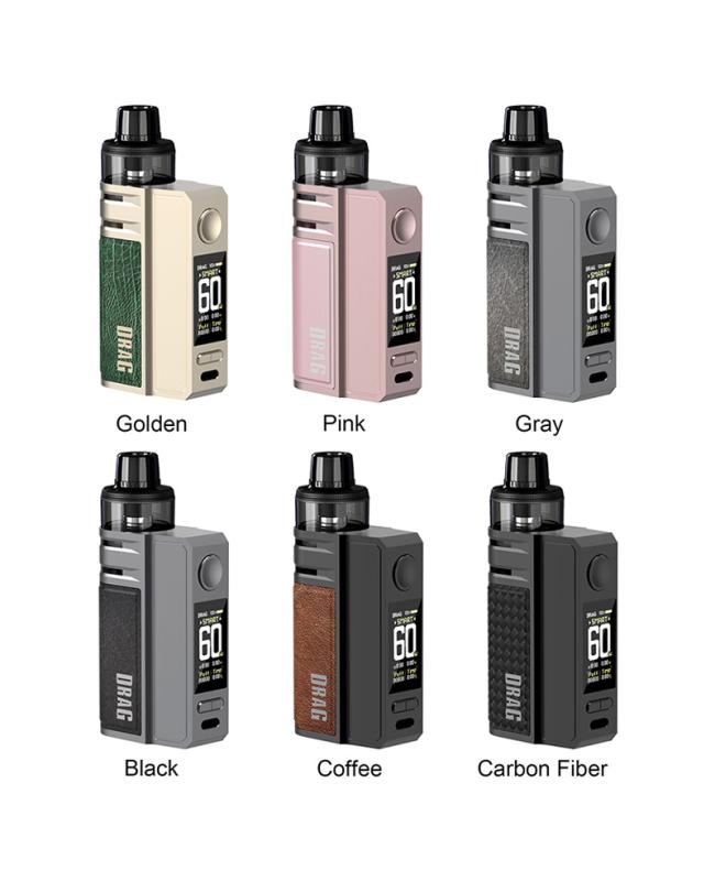 VOOPOO Drag E60 Pod Kit 2550mAh With PnP Pod II 4.5ml by Brands pod system for pod systems - gallery image 2
