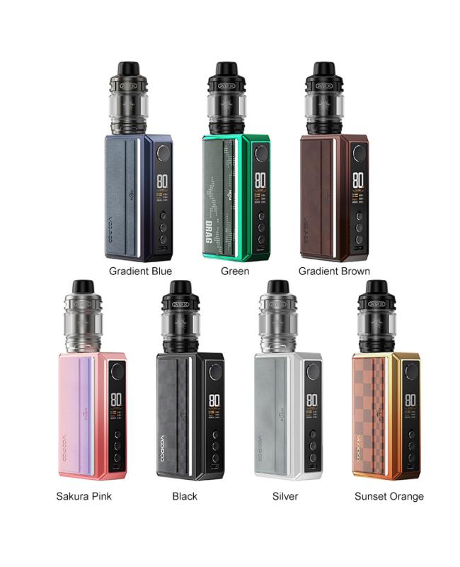 VOOPOO Drag 5 Box Mod Kit With Uforce-X Tank Atomizer by Brands atomizer tank for coils & atomizers - gallery image 2