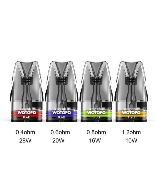 Wotofo nexPOD Refillo Pod Cartridge 3ml 2PCS/Pack by Brands pod system for pod systems - related product image