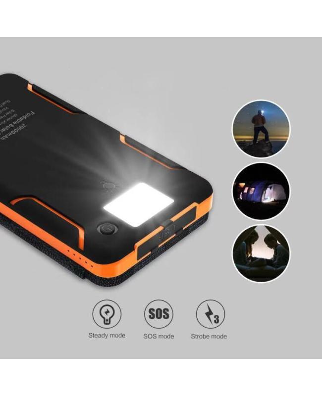 Folding solar charging panel 4