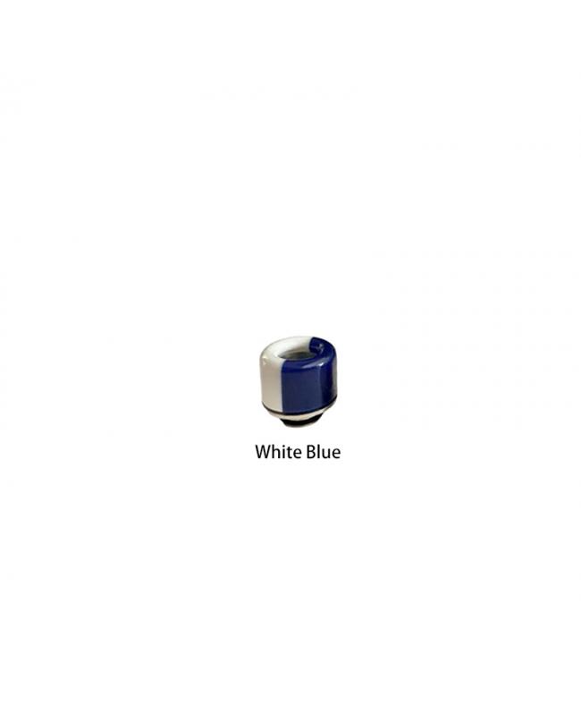 510 Color Blocking Resin Drip Tip Blue White
