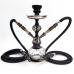 32cm Lightweight Arabic Hookah Metal Shisha Pipe with Double Hose