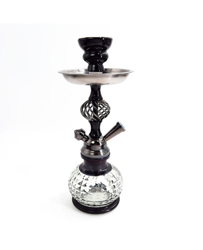 32cm Portable Hookah Pipe - Lightweight Metal Shisha with Washable Hose (Single/Double) for Home & Parties hookah pipe - gallery image 6